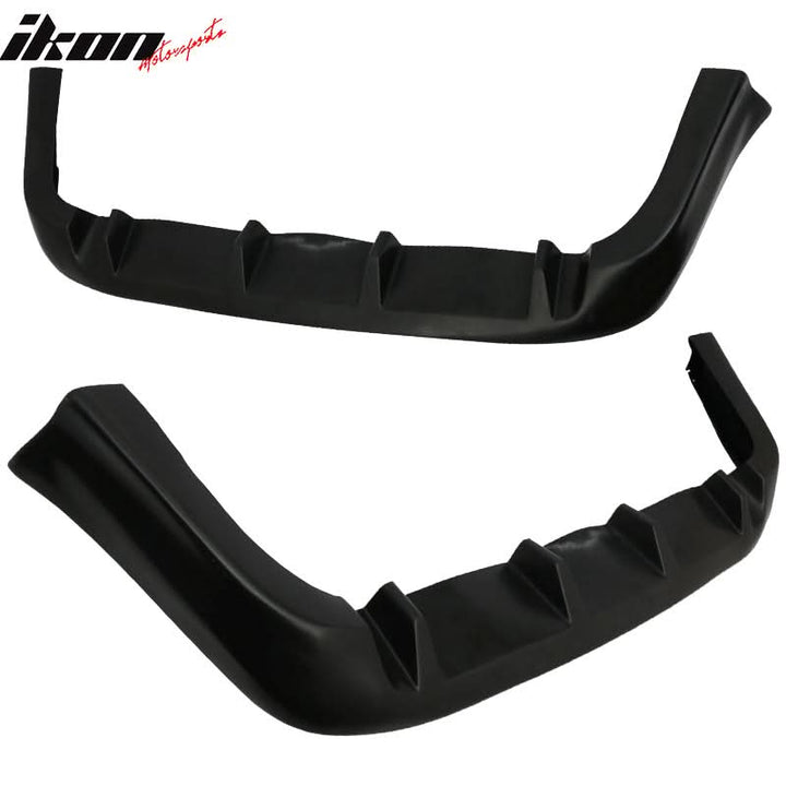 1997-2001 Honda Prelude BB6 Custom MU 4 Fin Rear Bumper Lip Diffuser