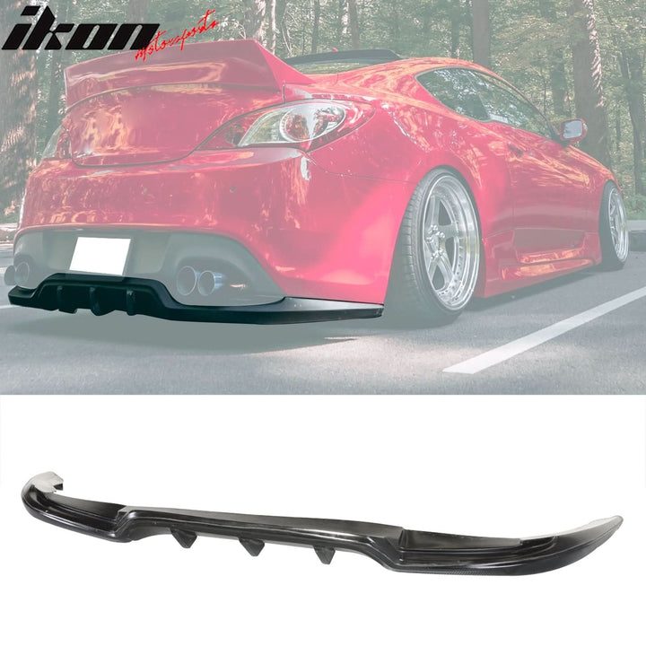 Fits 10-12 Hyundai Genesis Coupe Sport Front + Rear Bumper Lip  PU