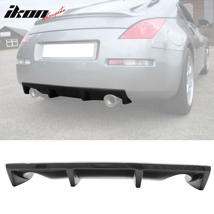 2003-2009 Nissan 350Z Z33 Carbon Fiber Rear Bumper Diffuser Lip