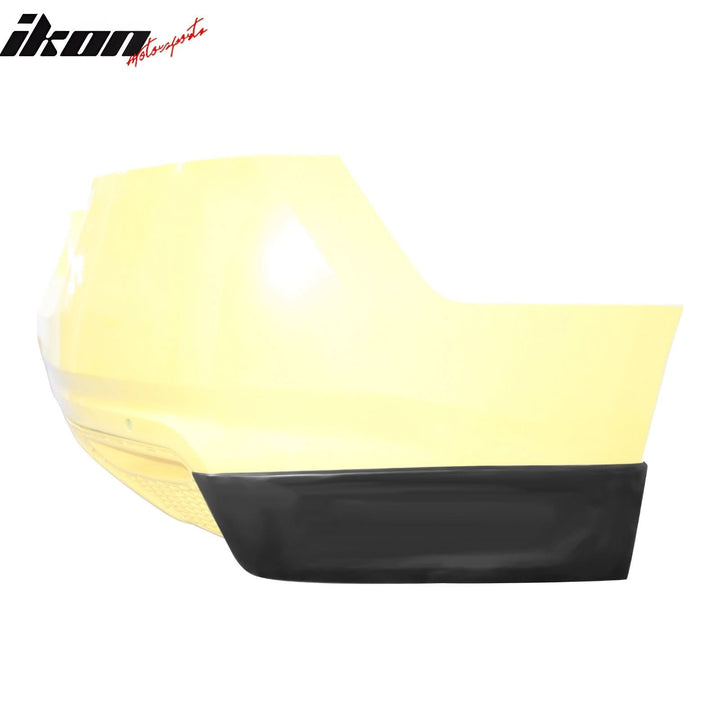 2019-2023 Nissan Altima IKON Unpainted Black Rear Splitter Aprons PU