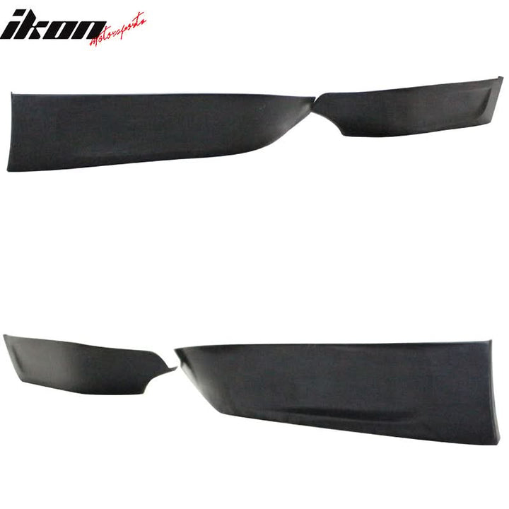 2009-2015 Nissan Maxima ST Style Black Rear Bumper Lip Aprons PU