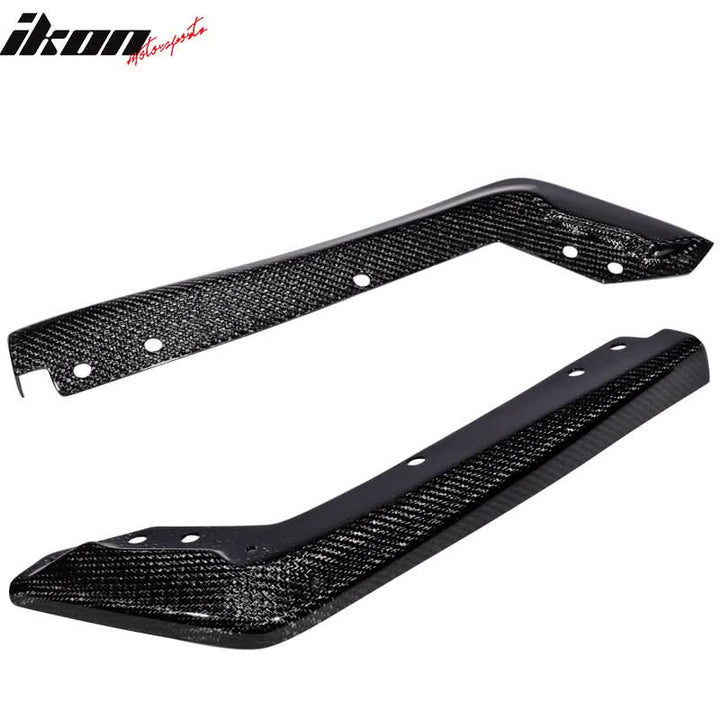 2015-2021 Subaru WRX STI Style Rear Bumper Apron Splitters CF