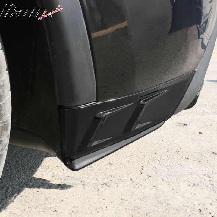 2020-2024 Tesla Model Y All Models Rear Splitter Aprons PP