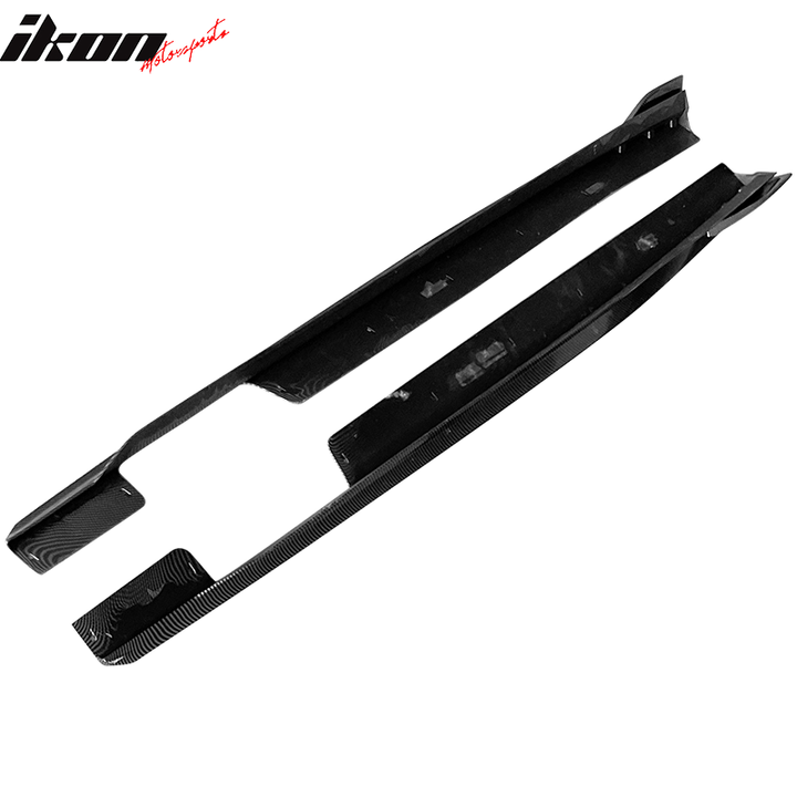 2020-2023 Bmw G06 X6 M Sport Ikon Side Skirts pp Carbon Fiber Print