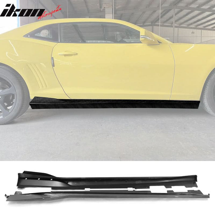 2016-2024 Chevy Camaro Ikon Style Side Skirts Rocker Panel PP