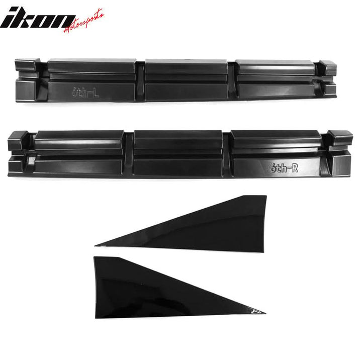2016-2024 Chevy Camaro Ikon Style Side Skirts Rocker Panel PP