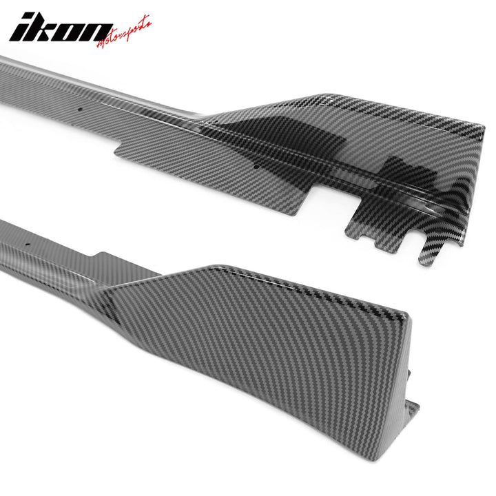 2022-2025 Honda Civic 11th Type R Side Skirts Rocker Panel Matte Black