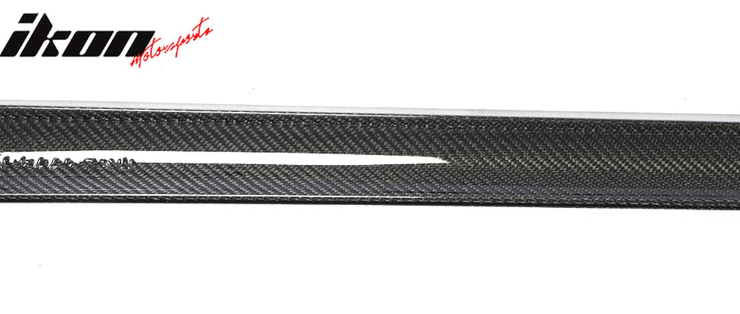 2021-2025 Tesla Model S Gloss Black Revozport Side Skirts Carbon Fiber