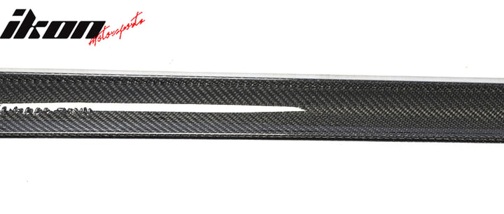 2021-2025 Tesla Model S Gloss Black Revozport Side Skirts Carbon Fiber