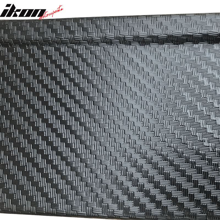 Fits 14-19infiniti Q50 Carbon Texture Side Skirts Ext Bottom Line Lip