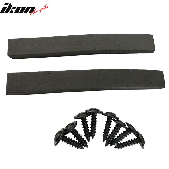 Fits 13infiniti M37S Carbon Texture Side Skirts Ext Bottom Line Pair