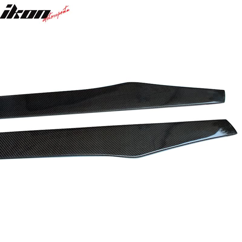 2005-2010 Scion TC 77.5 Inch Side Skirts Extension Carbon Fiber Pair