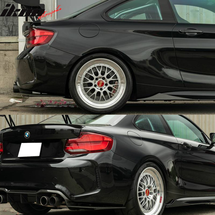 Universal 75 Inches Side Skirt Extension Splitter Lip Carbon Fiber CF