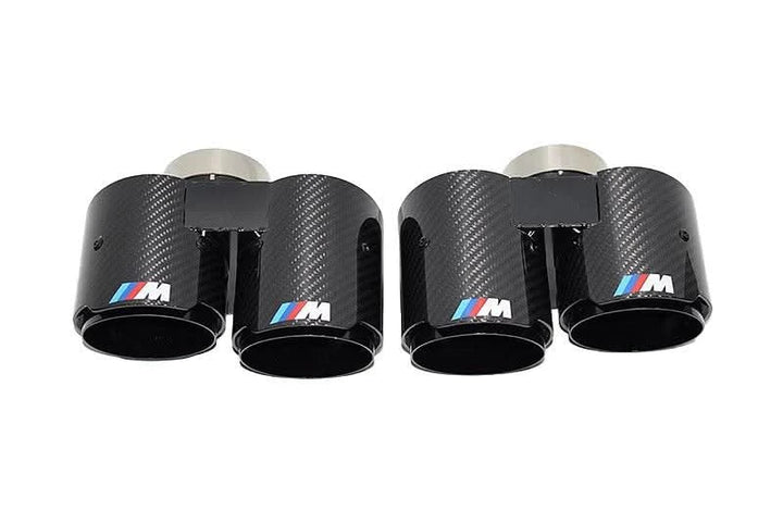 BMW 3/4 Series G20/G21 G22 G26 Carbon Fiber Dual Muffler Tips (2019+)
