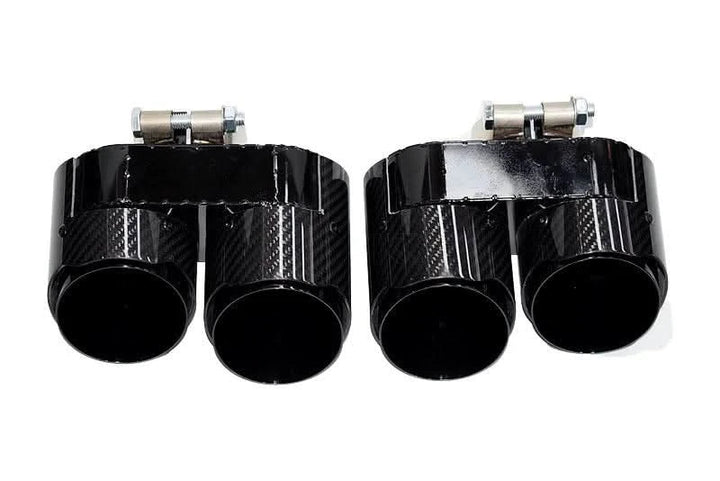 BMW 3/4 Series G20/G21 G22 G26 Carbon Fiber Dual Muffler Tips (2019+)