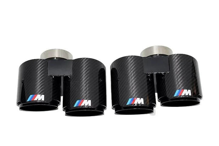 BMW 3/4 Series G20/G21 G22 G26 Carbon Fiber Dual Muffler Tips (2019+)