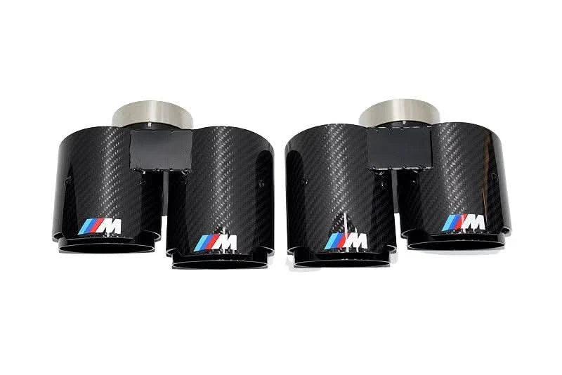 BMW 3/4 Series G20/G21 G22 G26 Carbon Fiber Dual Muffler Tips (2019+)