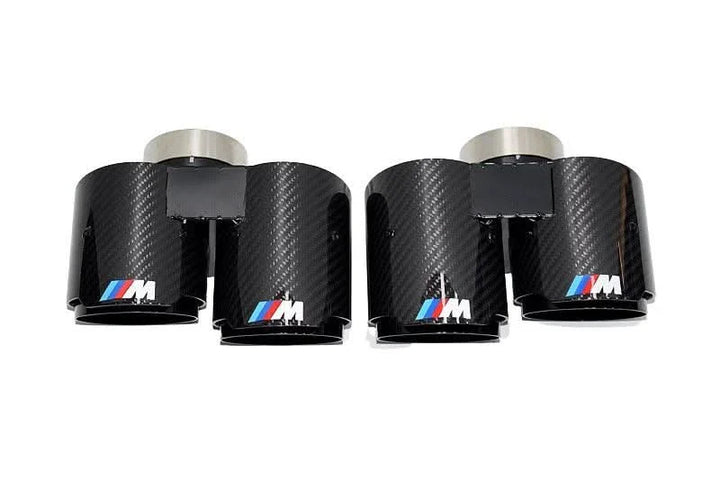 BMW 3/4 Series G20/G21 G22 G26 Carbon Fiber Dual Muffler Tips (2019+)