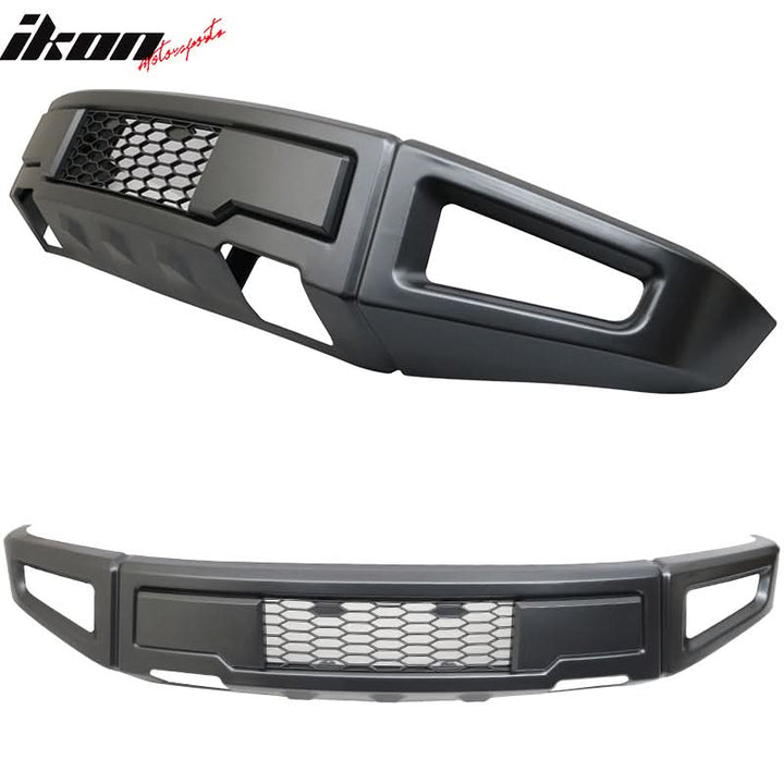 2015-2017 Ford F150 New R Style Gray Front Bumper Cover