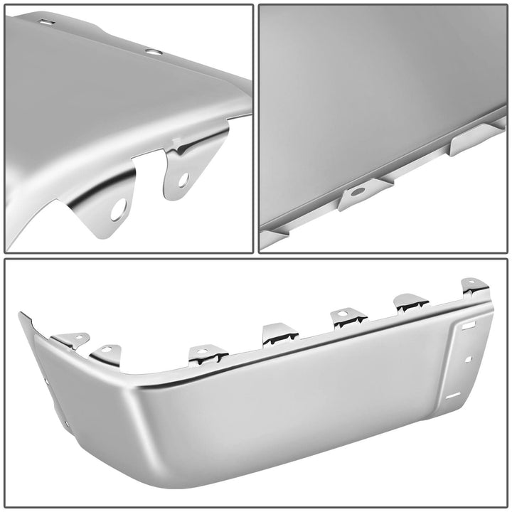 2007-2014 Chevrolet Silverado GMC Sierra Rear Bumper Cover Chrome