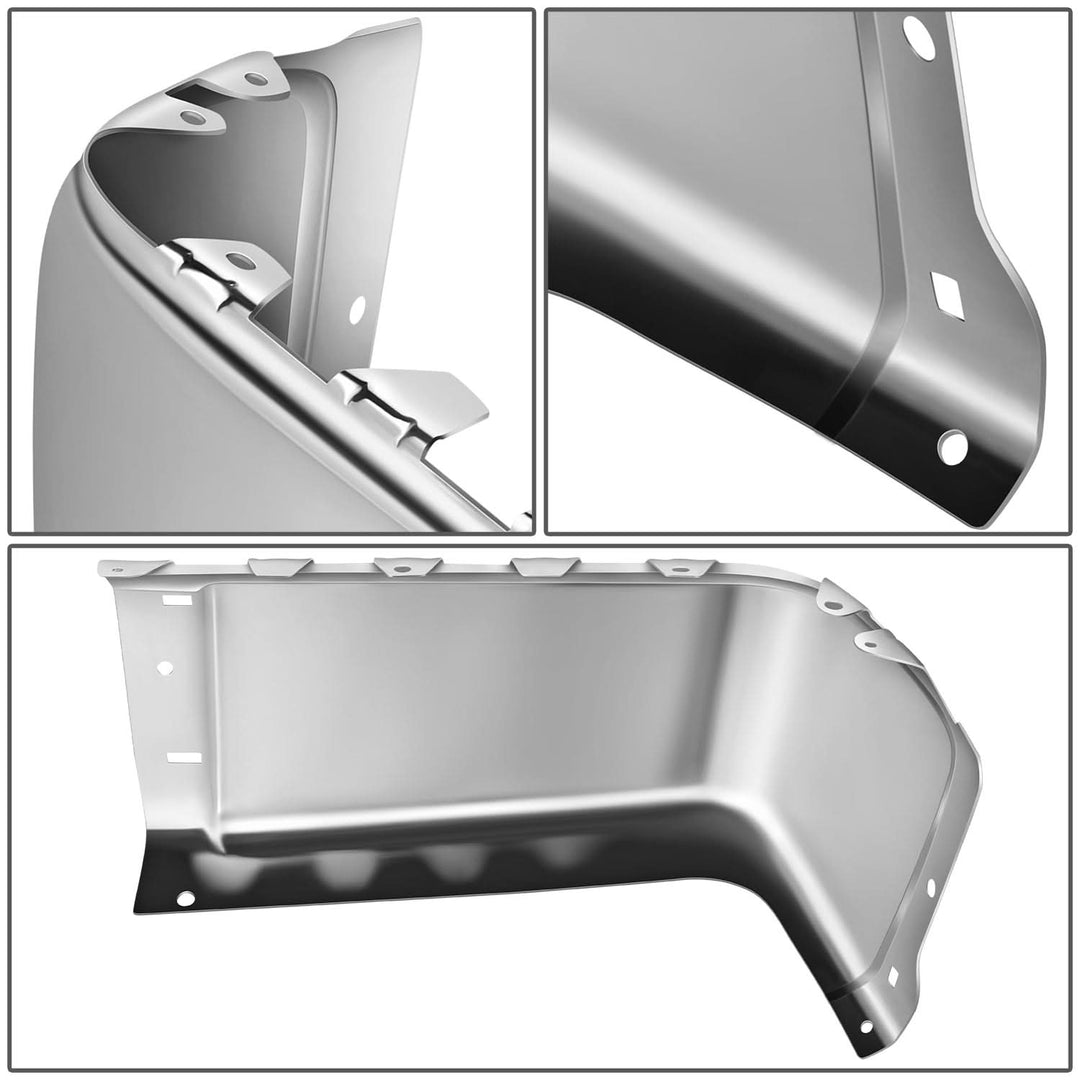 07-14 Chevrolet Silverado GMC Sierra Rear Bumper Cover Chrome