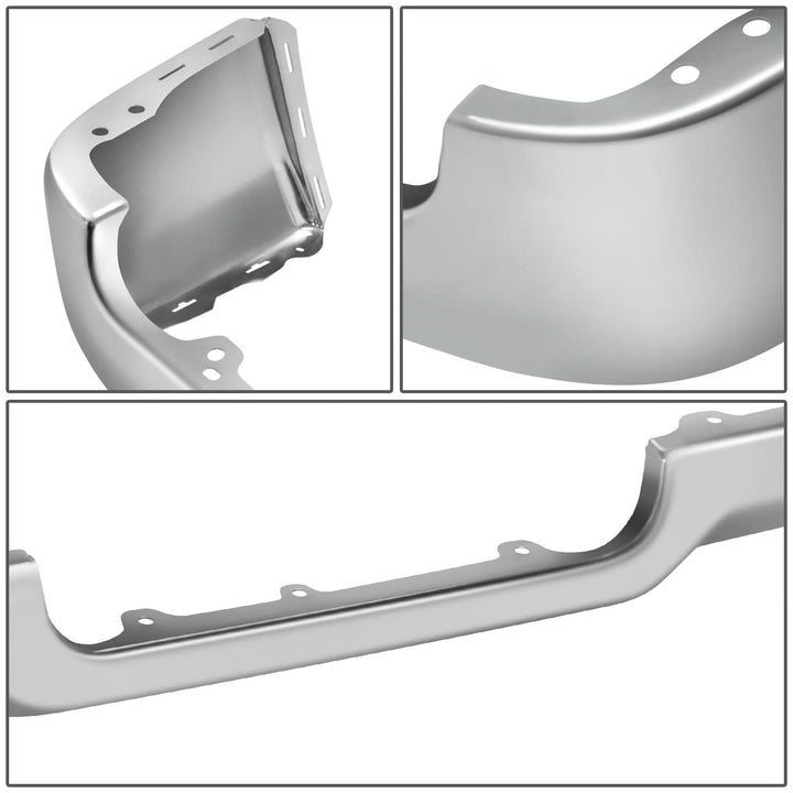 2019-2024 Ram 1500 Dual Exhaust Chrome Rear Bumper