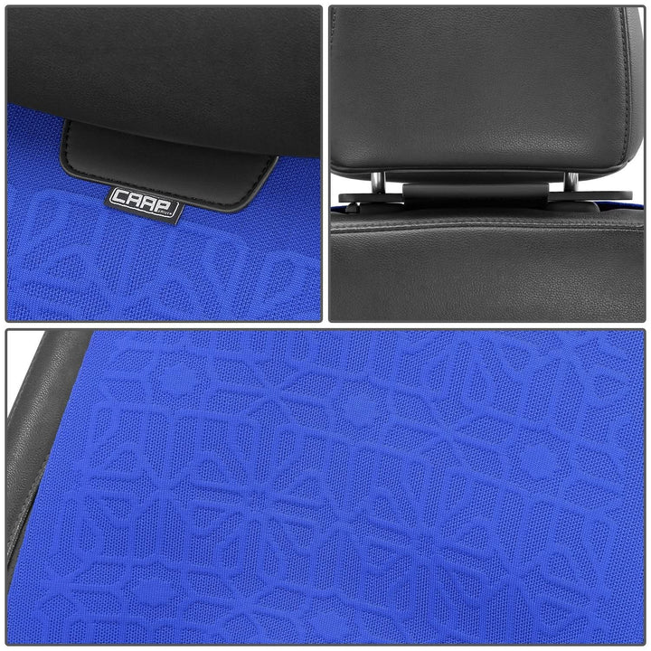 Protex Series Front Row Seat Covers - Blue