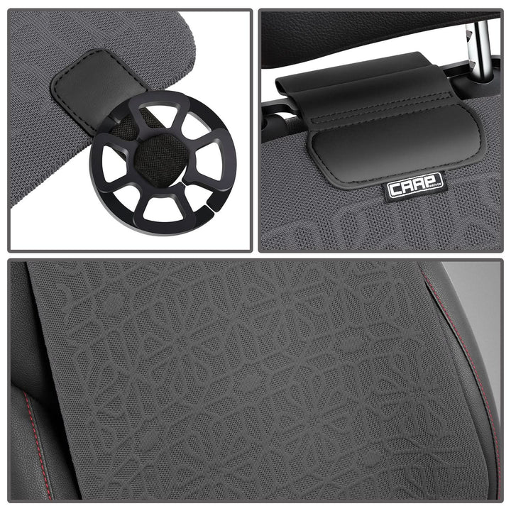 Protex Series Front Row Seat Covers - Dark Grey