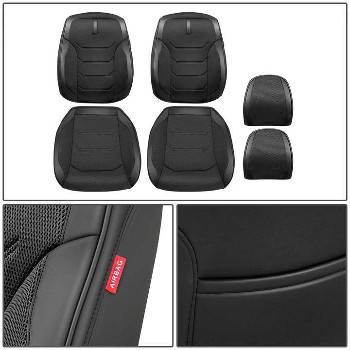 Sport Series Front Row Seat Covers - Black