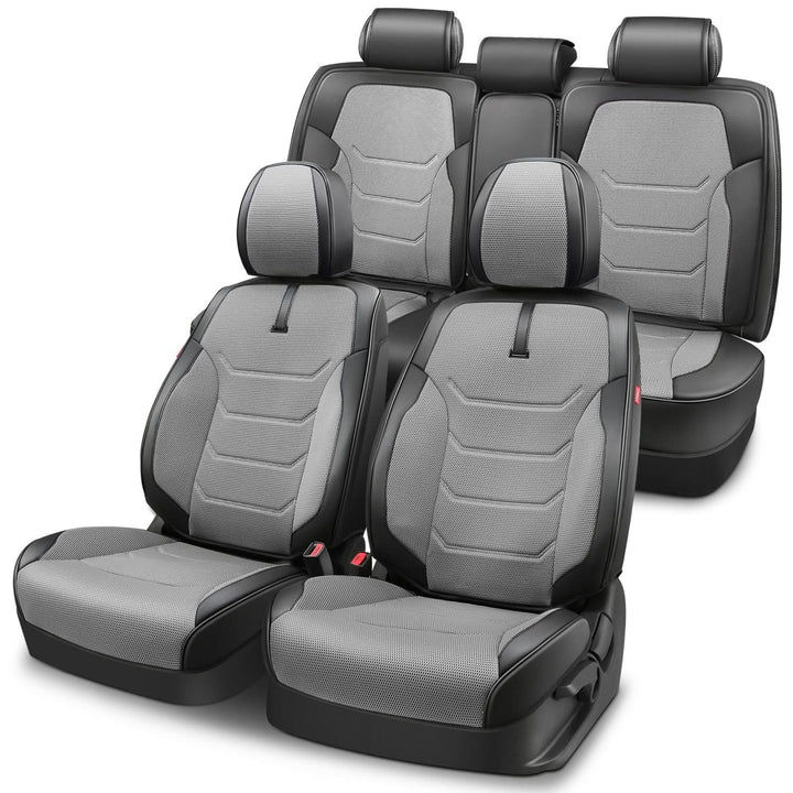 Sport Series Full Set Seat Covers - Grey