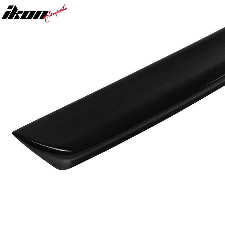 2010-2016 Benz W212 #040 Black AMG Style Trunk & OE Roof Spoiler ABS