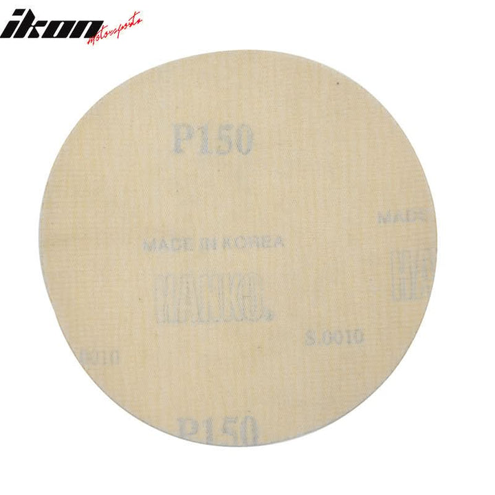 50PC Disc 150 Grit PSA 5" Sanding Paper Sheets Repair Sandpaper