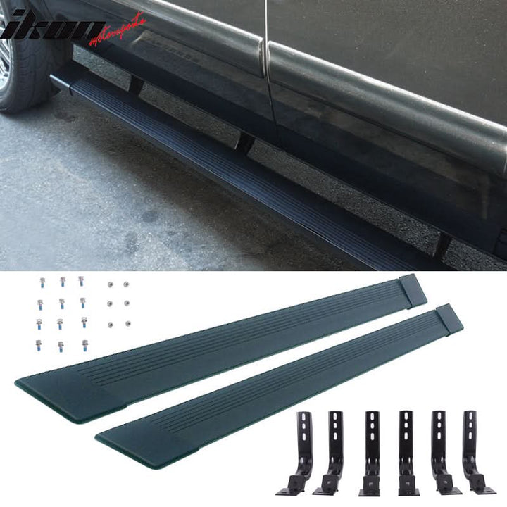 2004-2014 Nissan Titan Black Running Board Step Bar Bracket Aluminum