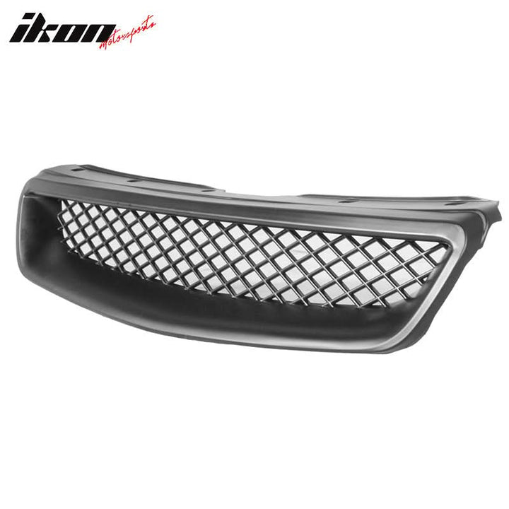 Fits 96-98 Civic 2Dr/Mugen Front Rear Bumper Lip + TR Front Grille