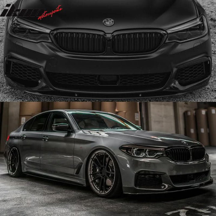 2017-2020 BMW G30 MP Style Front Lip & Side Sill & Type1 Diffuser