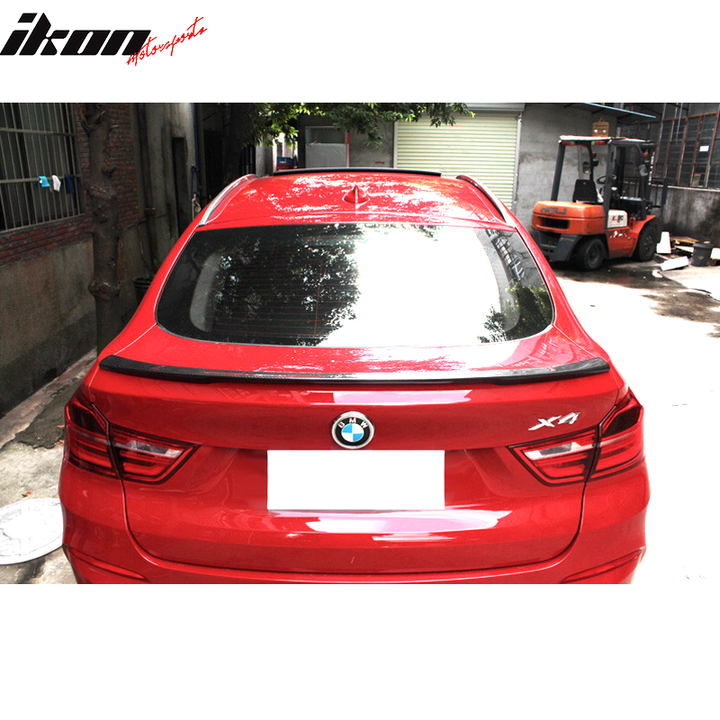 2015-2017 BMW X4 F26 Performance 2 Style Carbon Fiber Trunk Spoiler