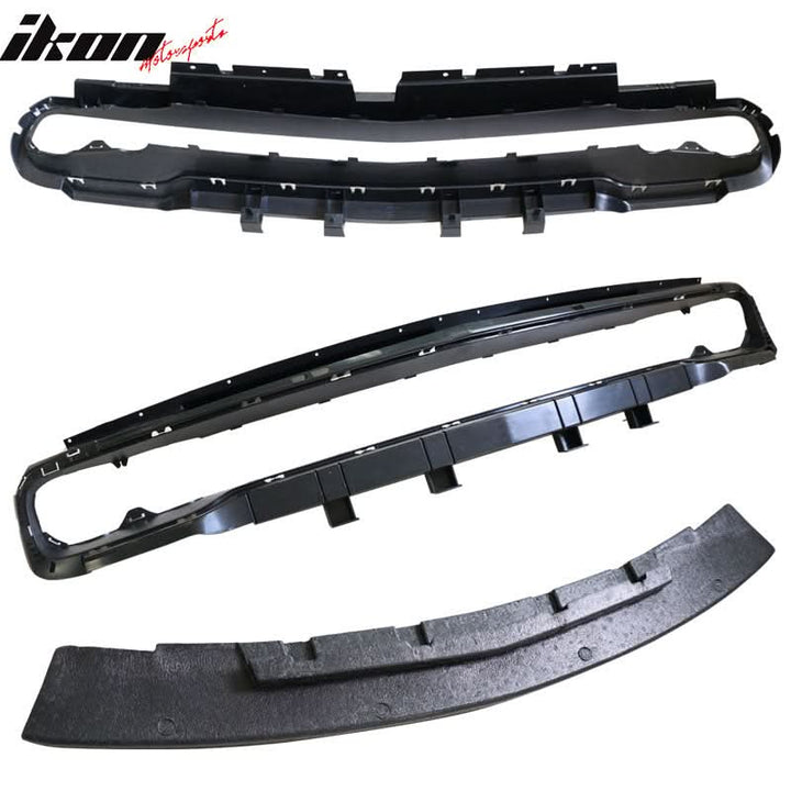 Fits 08-14 Challenger Front Bumper + Lip + Fender Flares + Headlights
