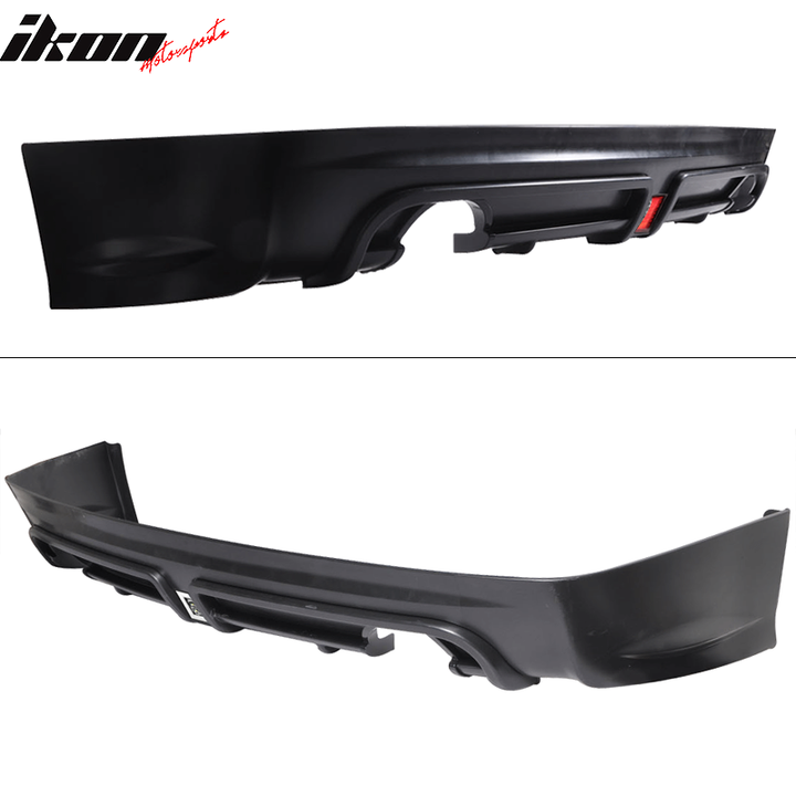 Fits 06-11 Civic MG RR Rear Diffuser Twin Outlet w/Red 3rd Brake Light