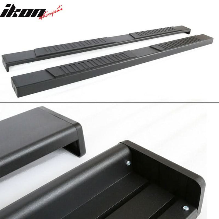 Fits 07-18 GMC Sierra 1500 Textured 69in Side Step Running Board