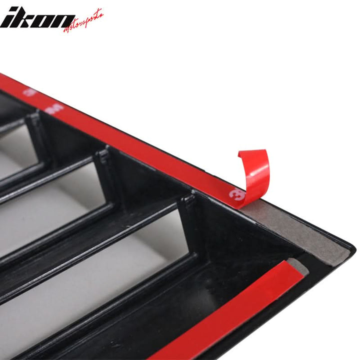 2011-2023 Dodge Charger Unpainted Rear Window Louver Side Vent ABS PP