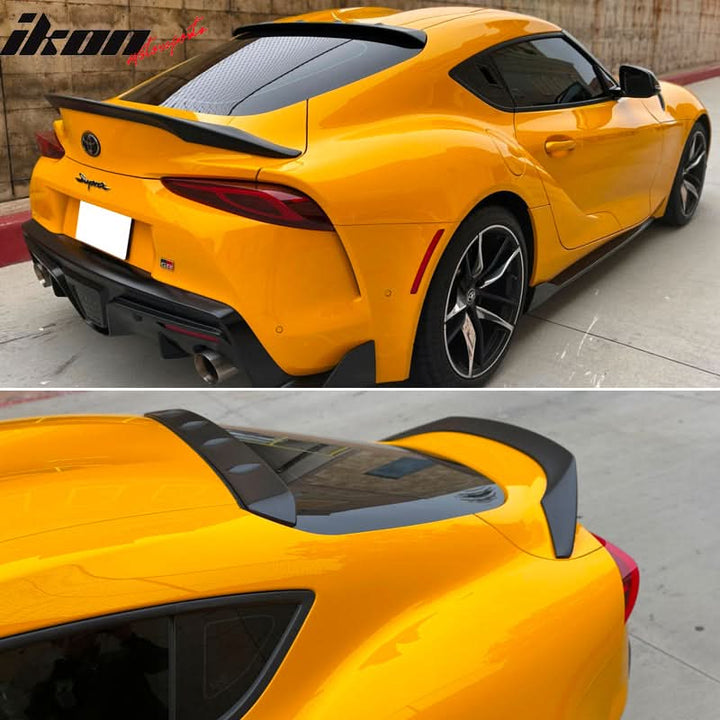 2000-2025 Toyota GR Supra MK5 V2 Unpaint TRD Trunk + Roof Spoiler ABS