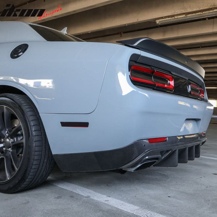 2015-2024 Dodge Challenger IKON Rear Bumper Diffuser PP