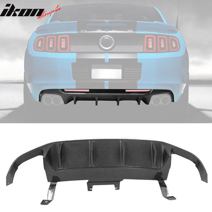 2013-2014 Ford Mustang GT500 Rear Diffuser Lip + Fin PP