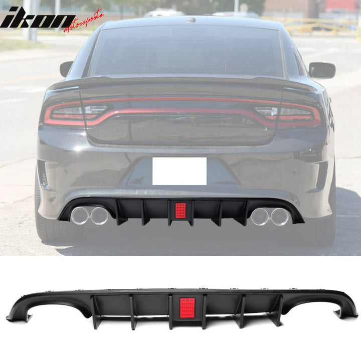2015-2023 Dodge Charger Quad Exhaust Rear Bumper Diffuser 2PCS