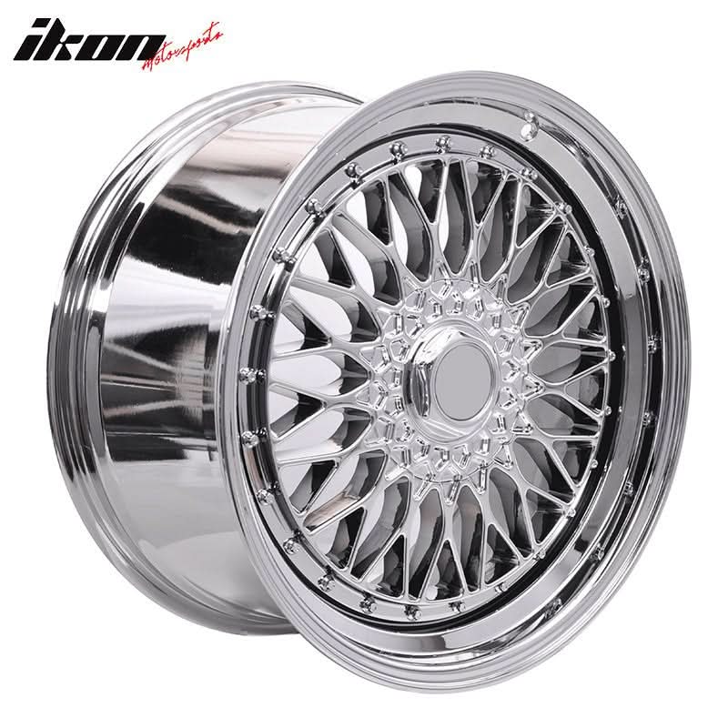 (4) 19X9.5 +40 5X114.3 / 5X120 Step Lip Deep Dish Mesh Wheels Rims