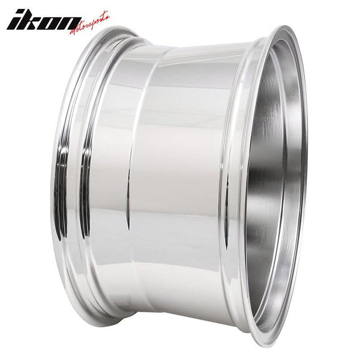 (2) 18X10 +30 5X100 / 5X114.3 Step Lip 5 Spoke Wheels Rim Replacement