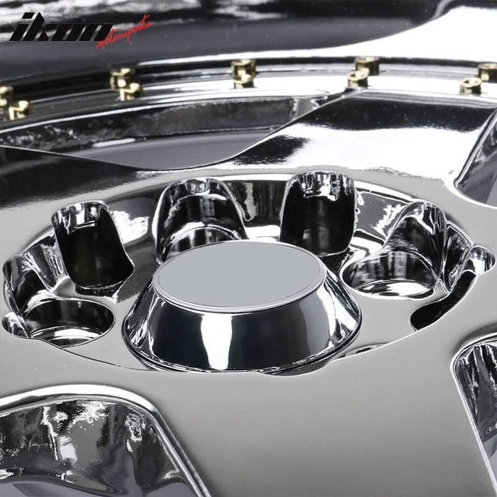 (4) 18X10 +30 5X100 / 5X114.3 Step Lip 5 Spoke Wheels Rims Replacement