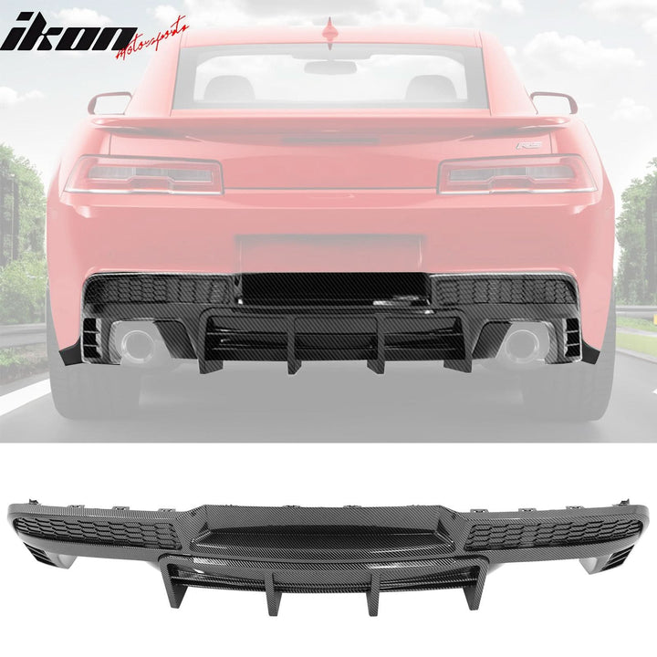 2014-2015 Chevy Camaro Ikon Rear Diffuser Bumper Lip PP