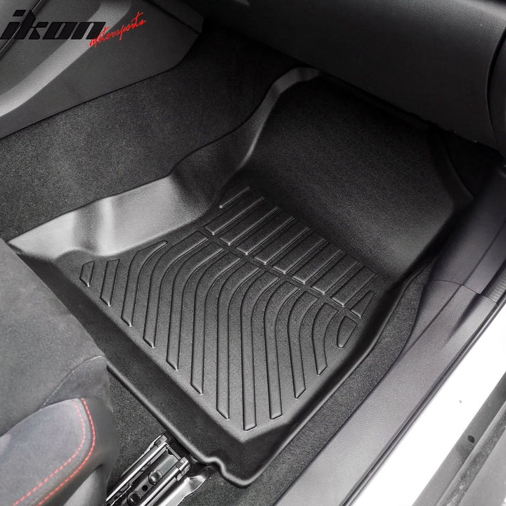 2022-2025 Subaru WRX All Weather 3D Floor Mats Carpets+ Trunk Mat TPE