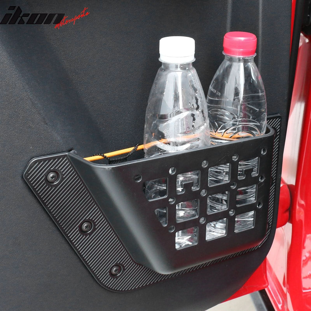 2021-2025 Ford Bronco 4-Door Black Door Storage Pocket Box ABS 4PCS